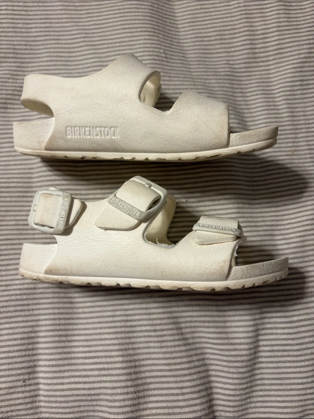 Birkenstock Kids Milano EVA Sandals White Size EU 26 (US 9-9.5)